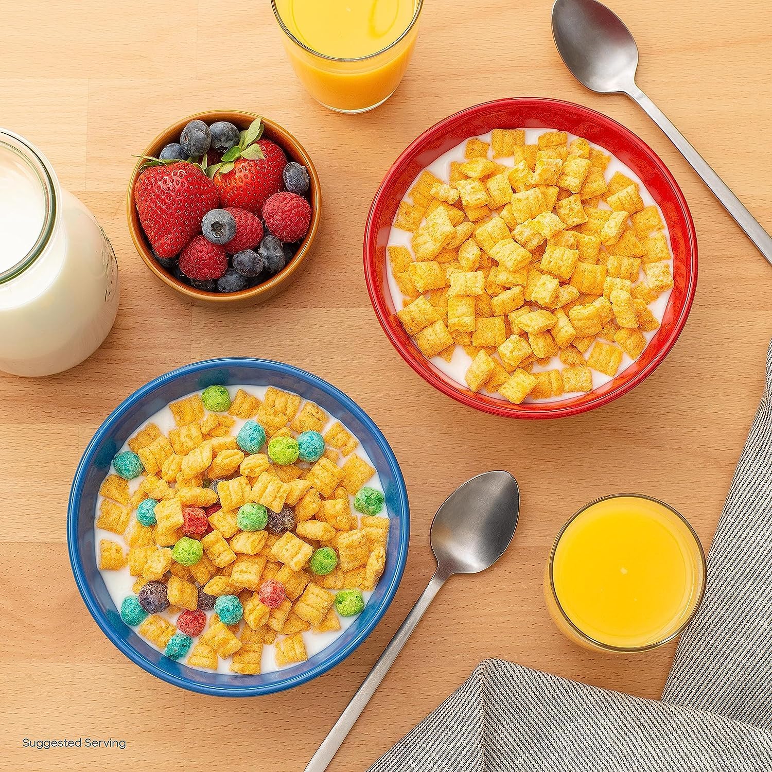 Cap'n Crunch Peanut Butter bowl with toasty peanut flavor and crisp bite.