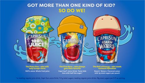 Capri Sun Apple Juice kid drinking during activity