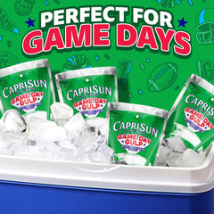 Capri Sun Game Day Gulp 6 fl oz pouch emphasizes convenient single-serve packaging.