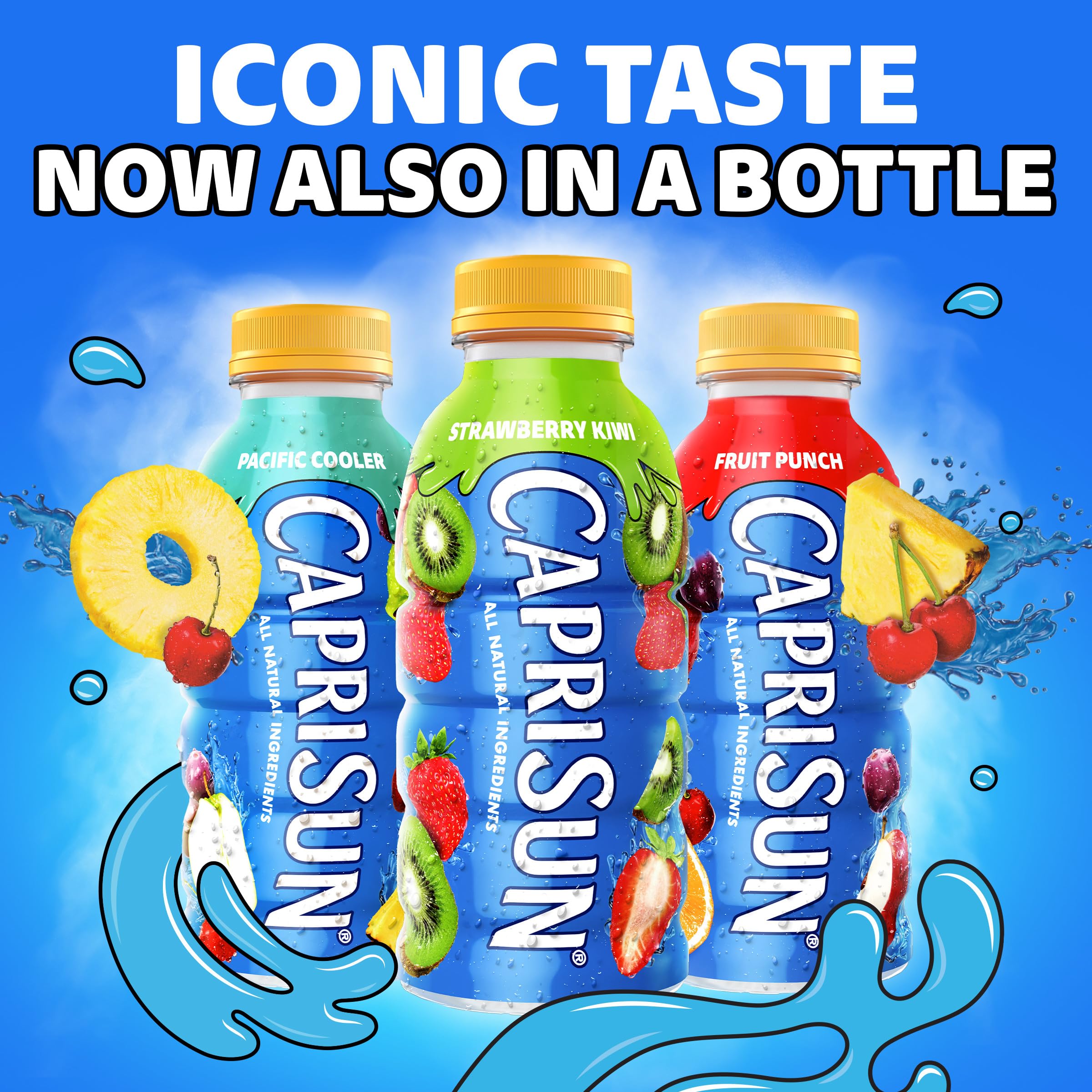 Capri Sun refrigerate after opening tip shown on the packaging.