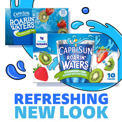 Capri Sun Roarin' Waters four-box packaging for bulk hydration