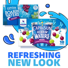 Capri Sun Roarin' Waters grape box set for bulk hydration