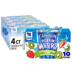 Capri Sun Roarin' Waters strawberry-kiwi pouch 6oz for on-the-go hydration