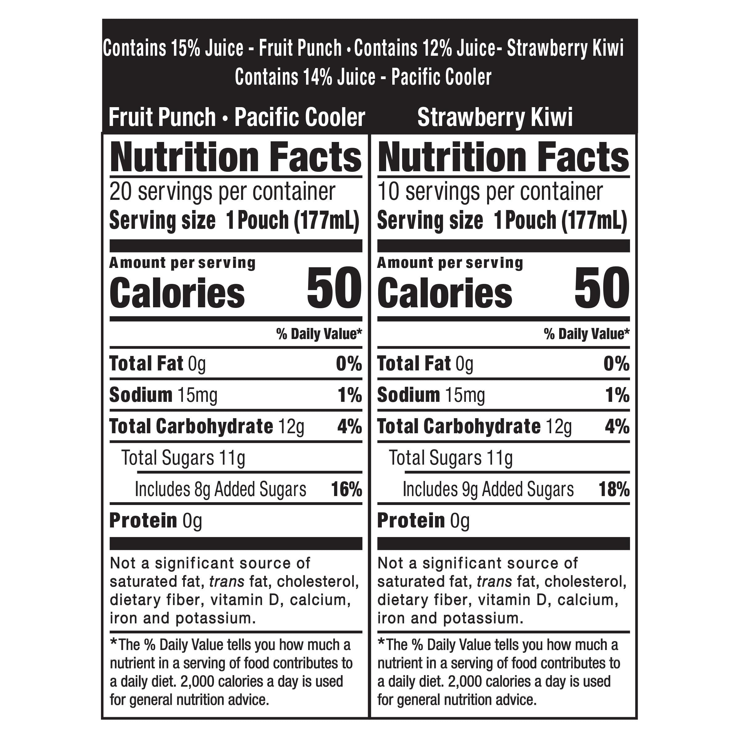 Capri Sun Strawberry Kiwi pouch ready for on-the-go snacking and flavor variety