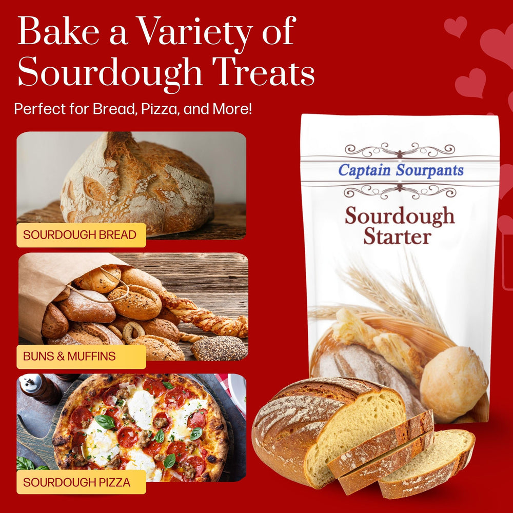 Captain Sourpants bread dough for pizza demonstrates versatility in dough preparation.