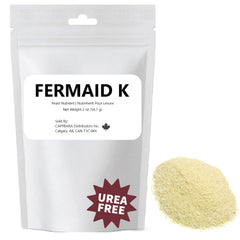 CAPYBARA Fermaid K yeast nutrient bottle supports steady fermentation.