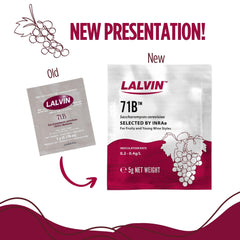 CAPYBARA Lalvin 71B suitable for red, white, or rosé home wines.