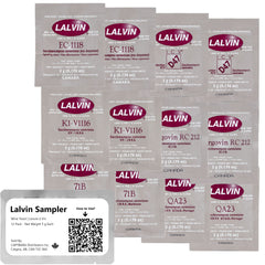 CAPYBARA Lalvin sampler sachets for flexible home wine making.