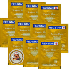 CAPYBARA Red Star Premier Blanc wine yeast pack for home fermentation and reliable flavor.