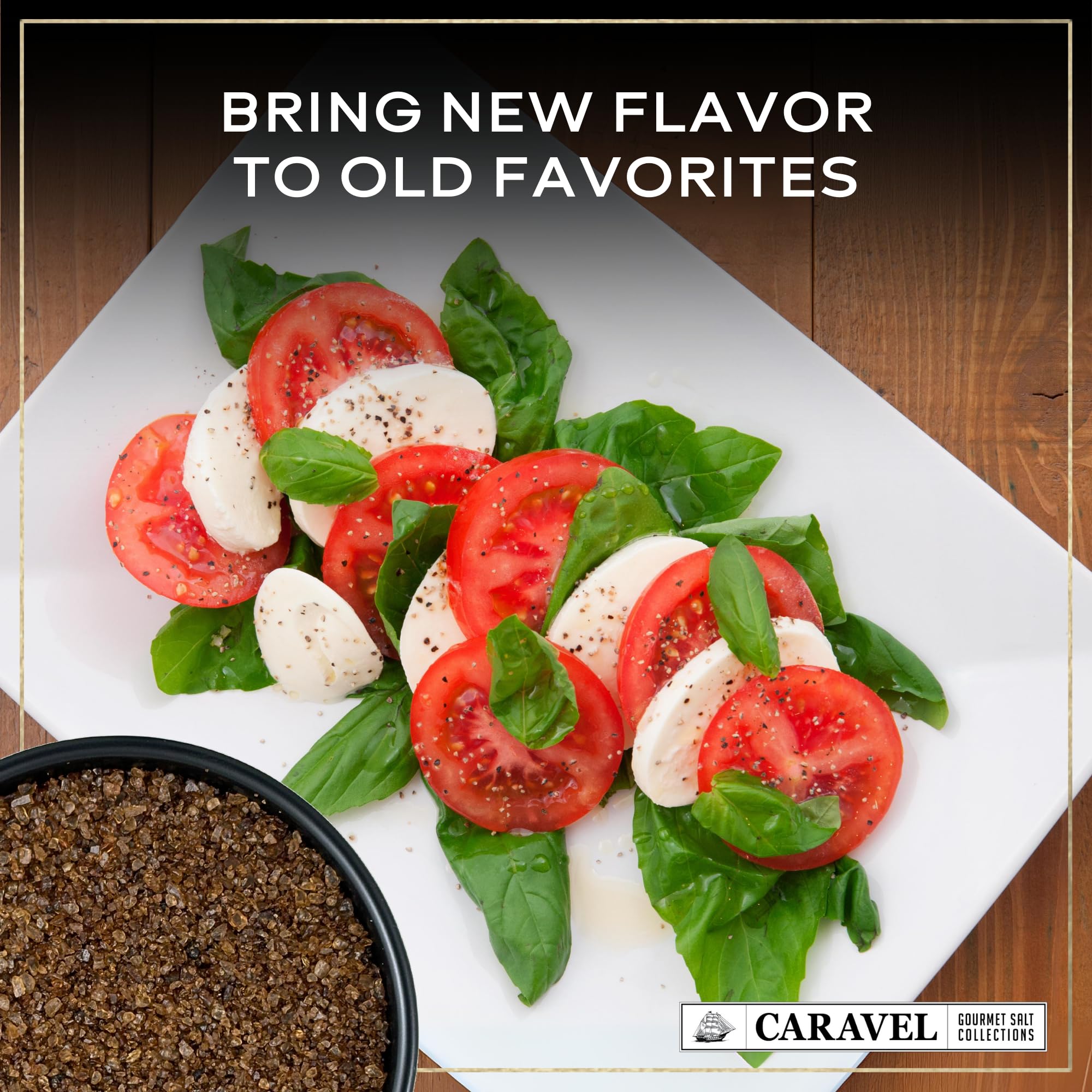 Caravel Gourmet alderwood smoked salt on popcorn adding savory aroma