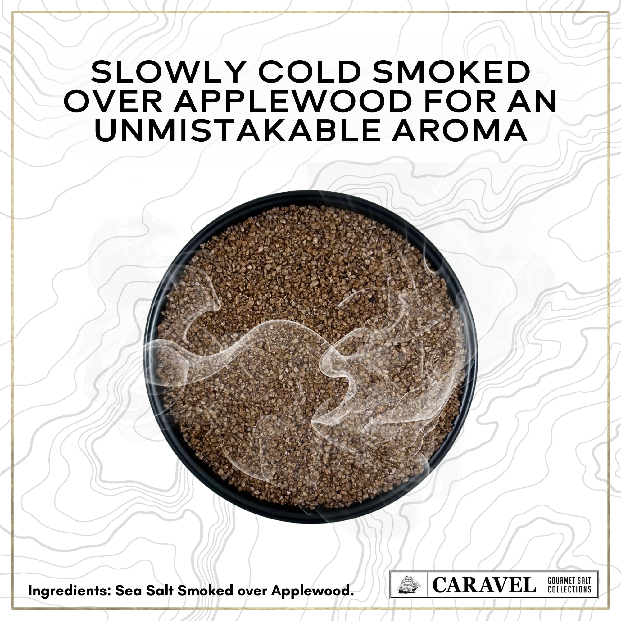 Caravel Gourmet finishing salt on a grilled steak for depth