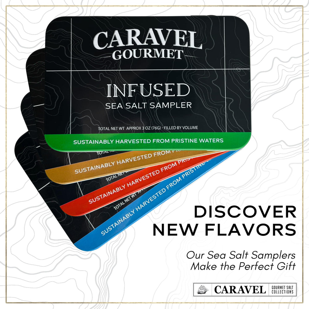 Caravel Gourmet jar stackable design for organized spice storage.