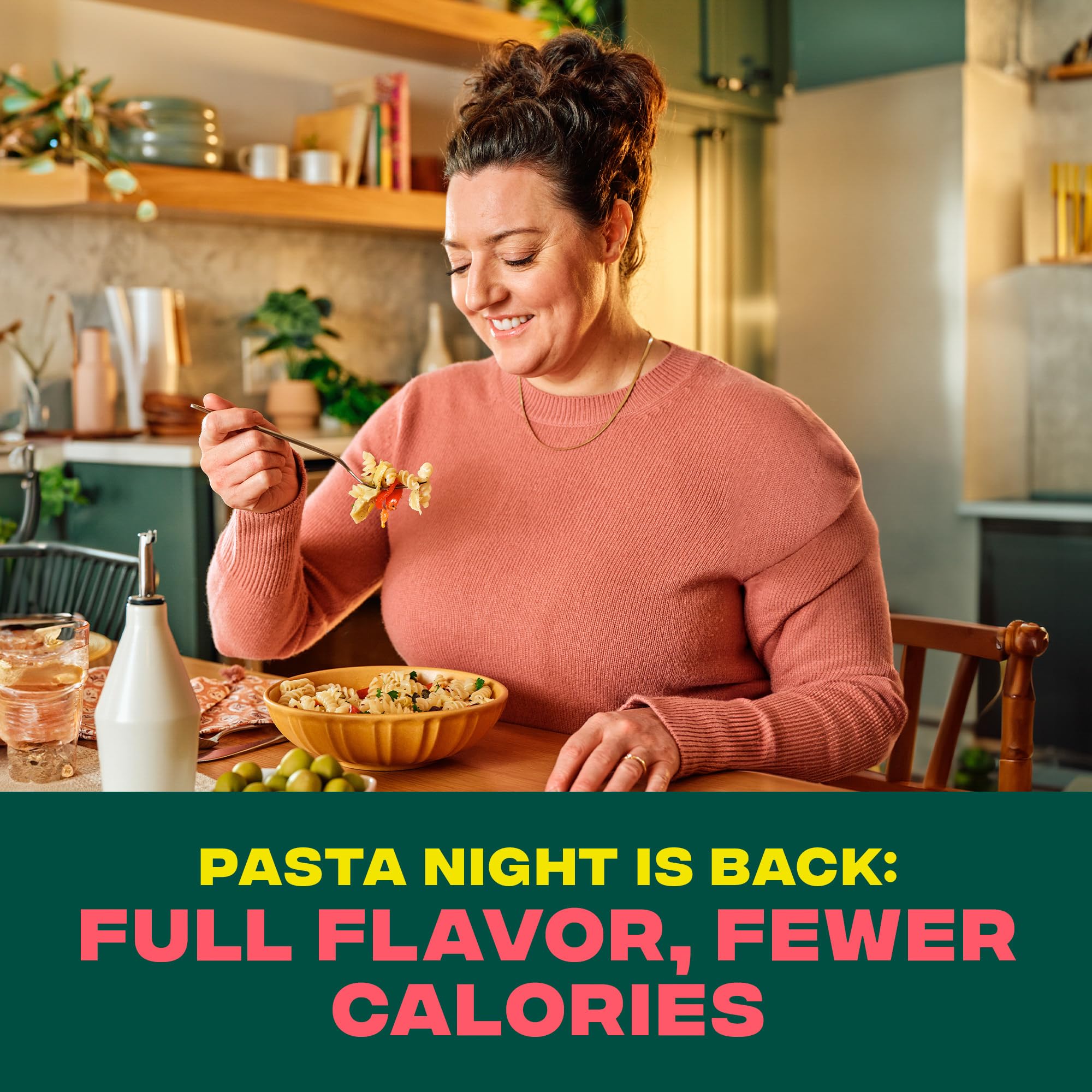 CARBE DIEM Rotini three-pack highlights value and lower net carbs.