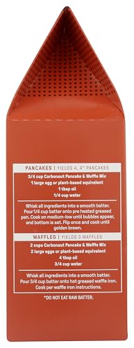 CARBONAUT Mix: Batter Ready image suggests fast breakfasts with pourable batter