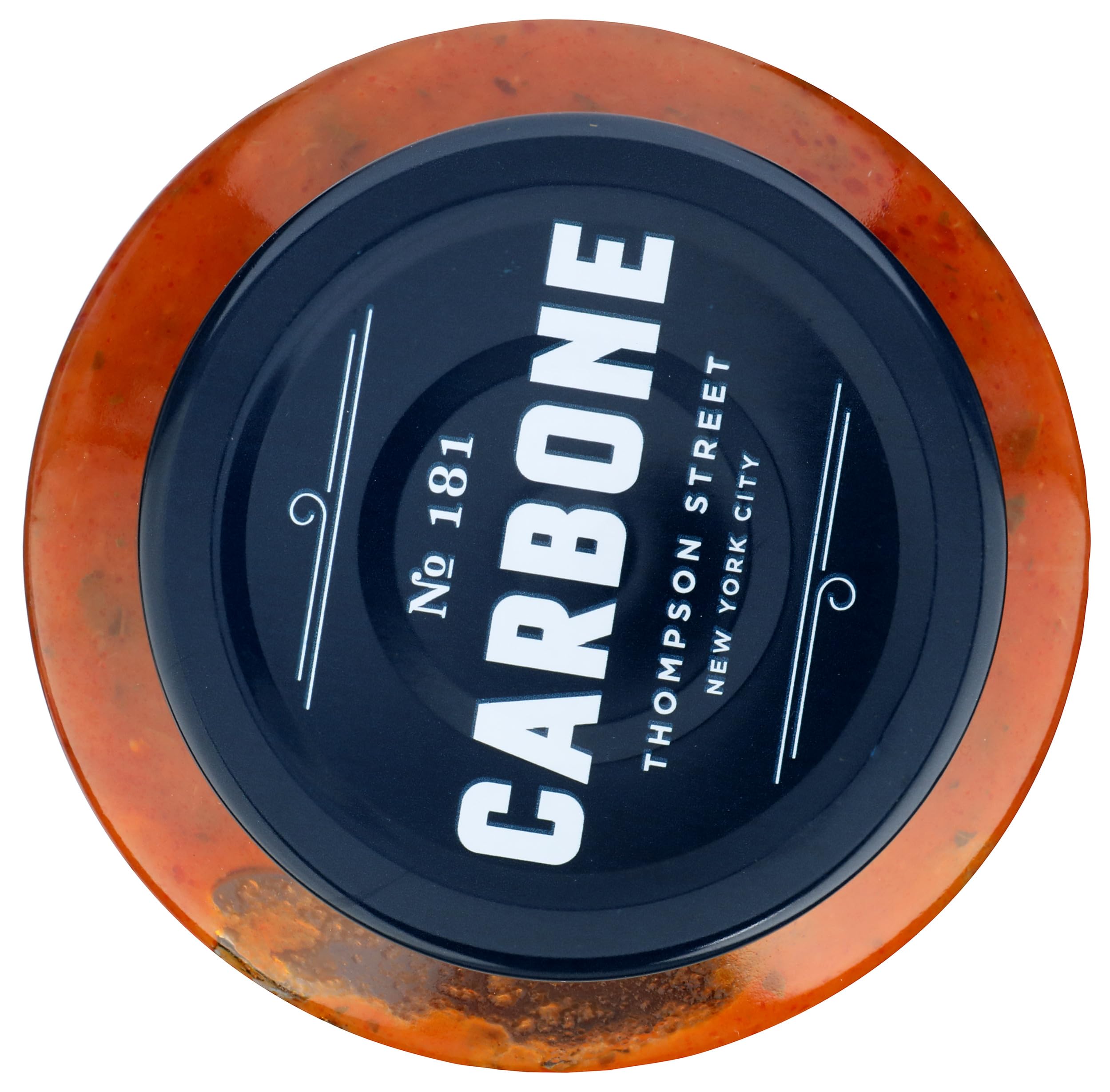 Carbone pasta sauce serving bowl ready for family dinner