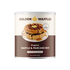 Carbon's Golden Malted canister on the counter enables restaurant-quality waffles or pancakes at home.