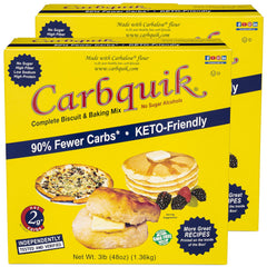 Carbquik biscuit mix bag for quick keto baking and fluffy biscuits.