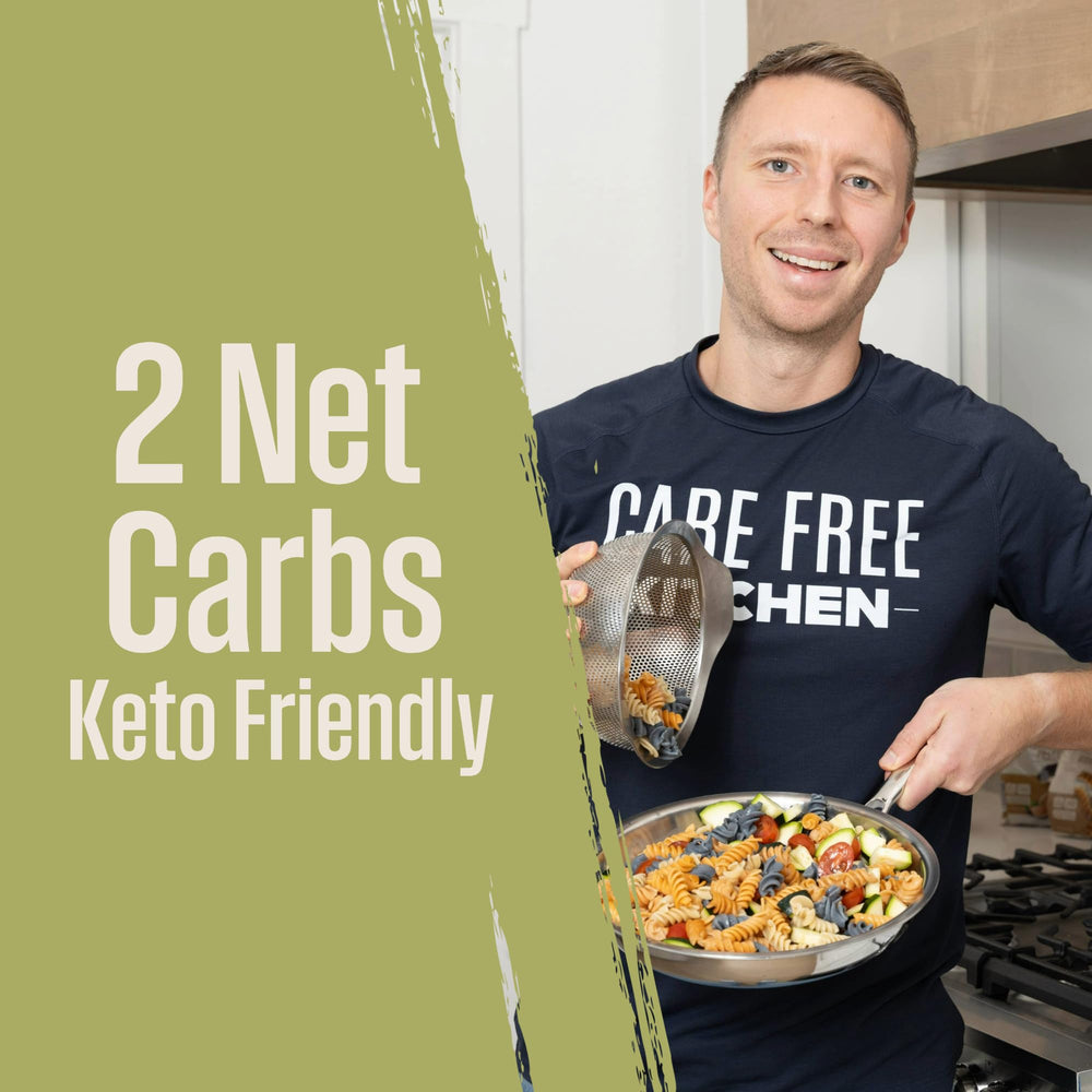Care Free Kitchen Rotini Keto Pasta Plain flavor bag
