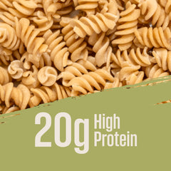 Care Free Kitchen rotini pasta plated with sauce, appetizing color and texture.