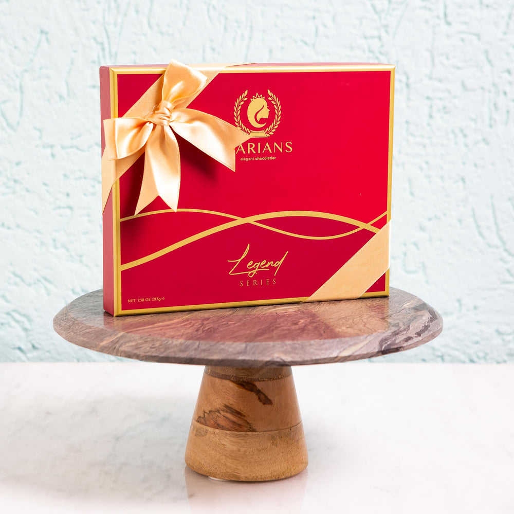 Carian's Bistro Chocolatier assorted chocolates served on plate for tasting.