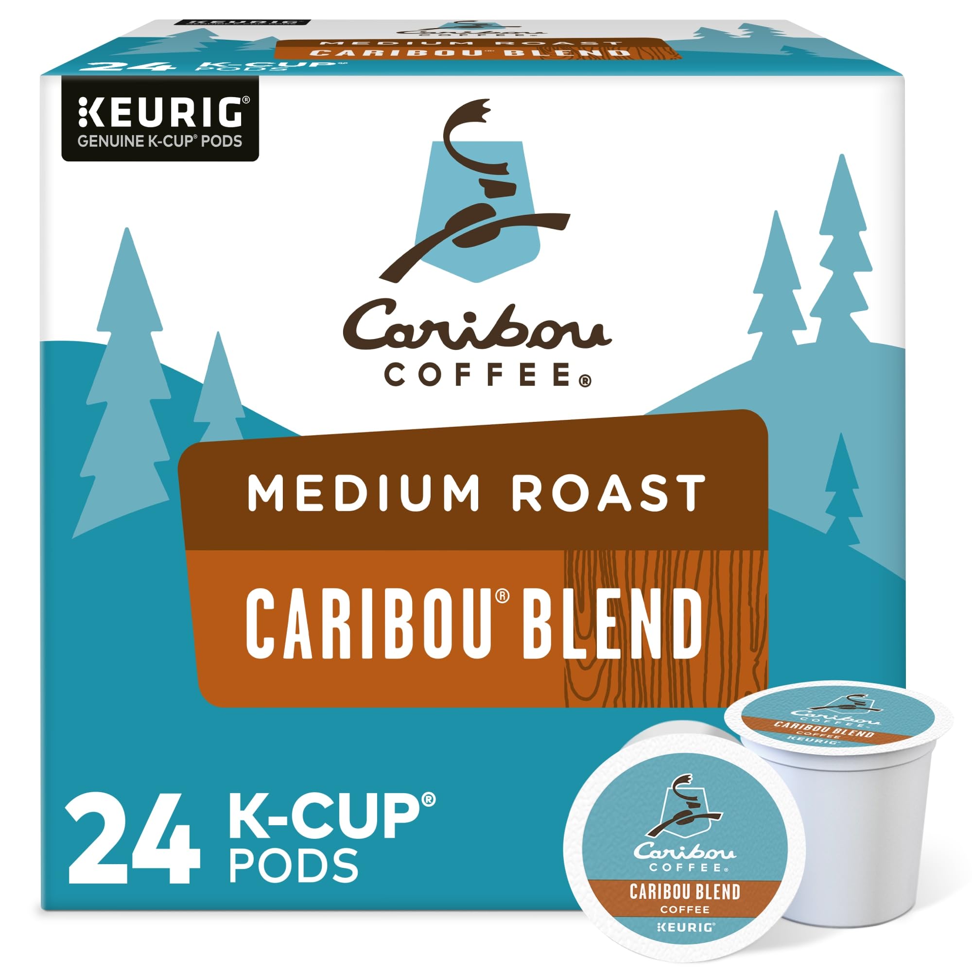 Caribou Blend beans deliver balanced aroma for daily brewing.