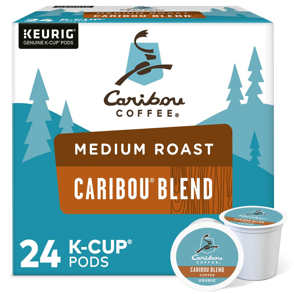 Caribou Blend beans deliver balanced aroma for daily brewing.