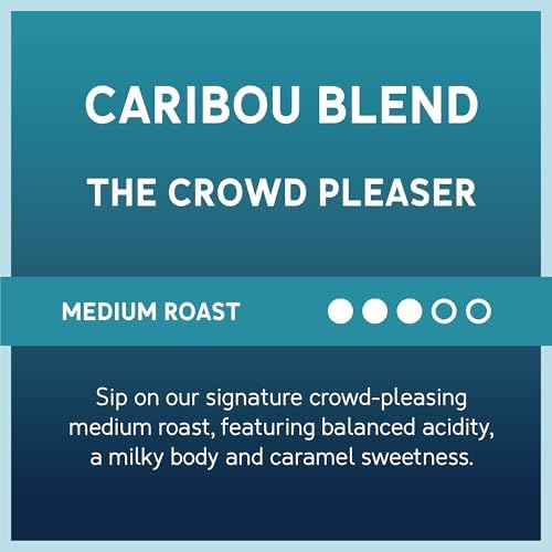 Caribou Coffee Caribou Blend brewed cup shows big-bodied finish and syrupy texture