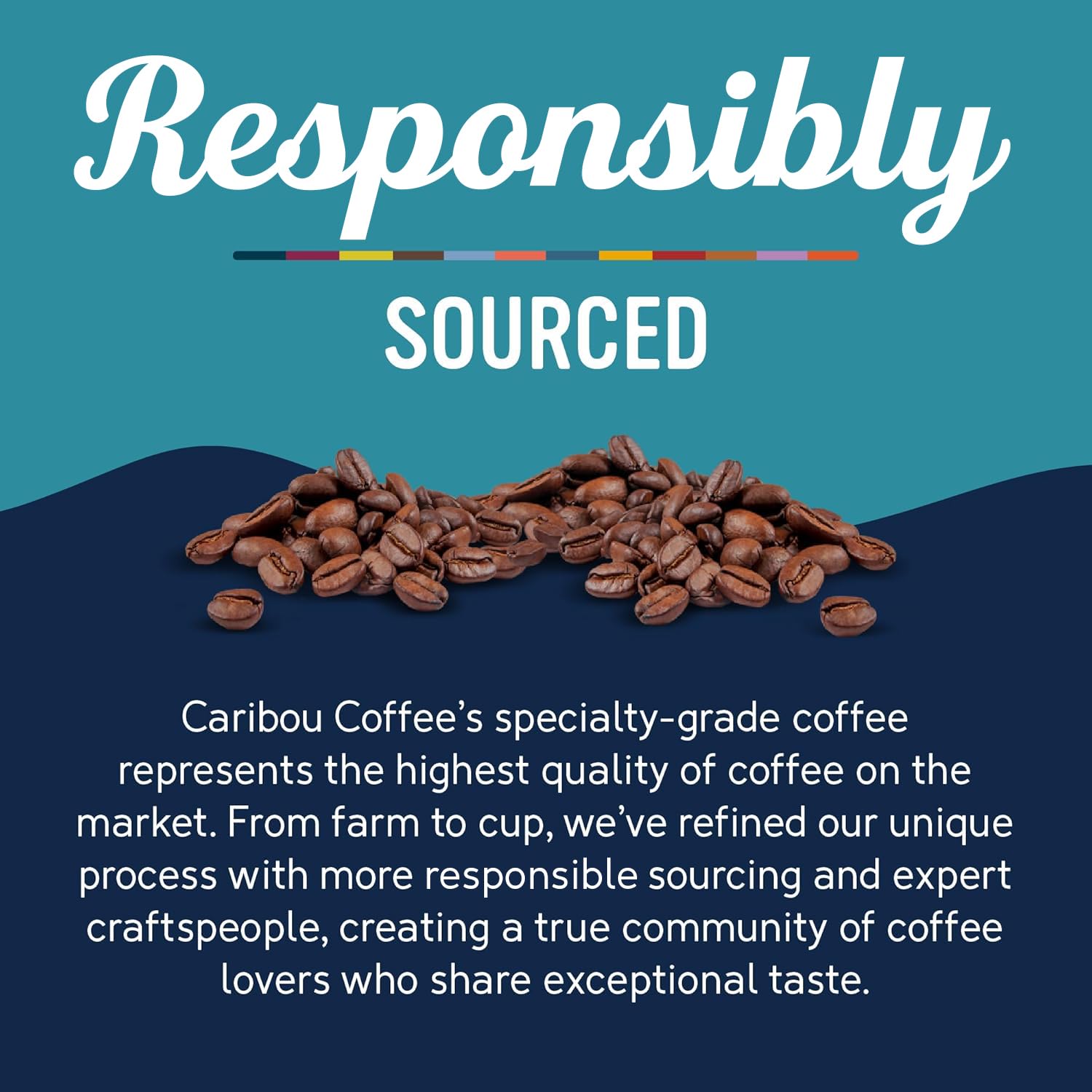 Caribou Coffee Caribou Blend taste notes image communicates berry and spice hints