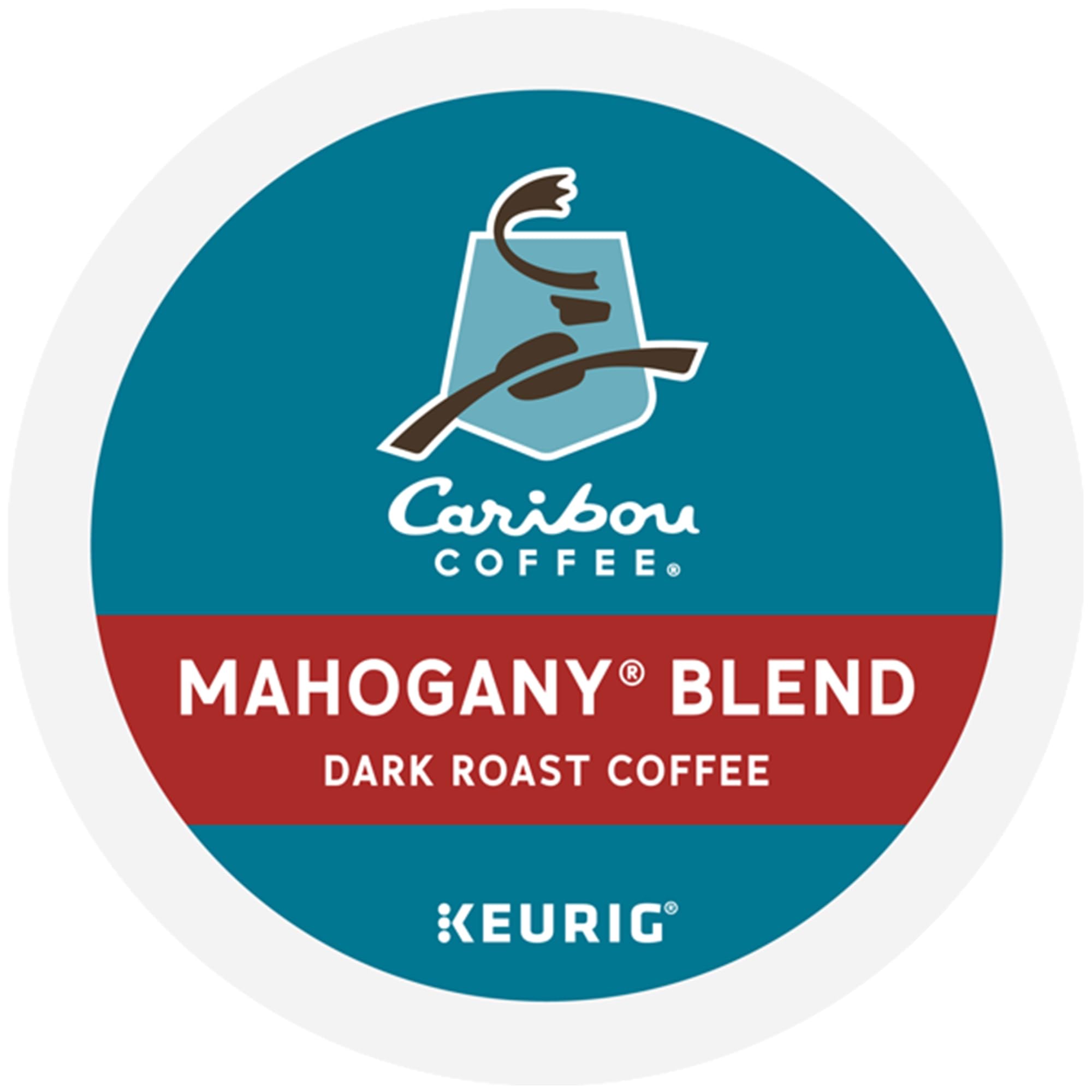 Pod label featuring vanilla and molasses notes of Mahogany coffee