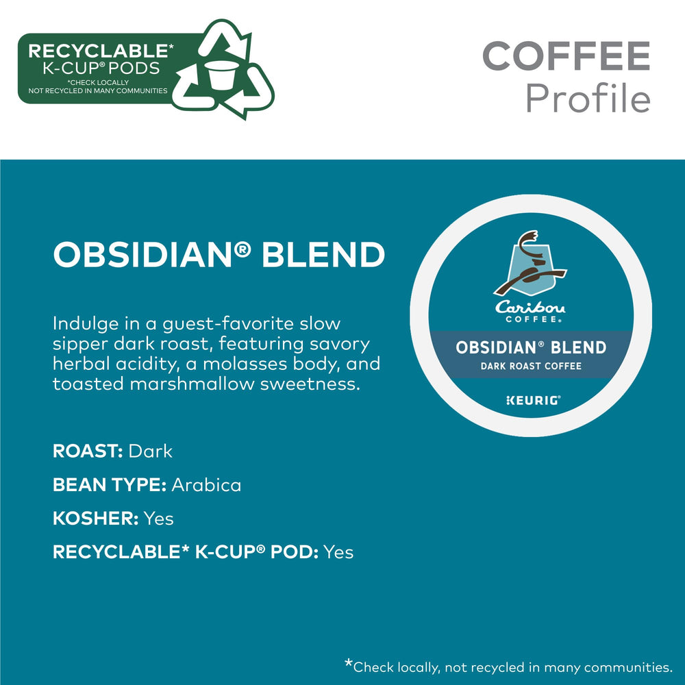 Caribou Obsidian cup reveals berry sweetness and chocolate finish.