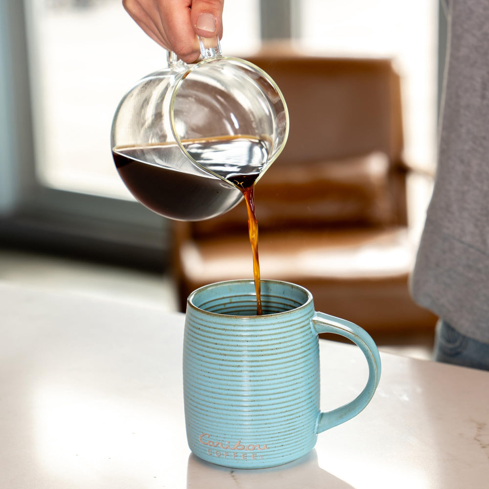 Caribou Coffee Vanilla Hazelnut Dreamstate 66-ounce set ideal for entertaining guests.