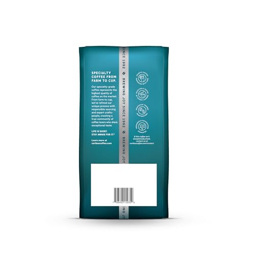 Caribou Coffee Vanilla Hazelnut Dreamstate ground coffee bags ready for everyday brewing routines.