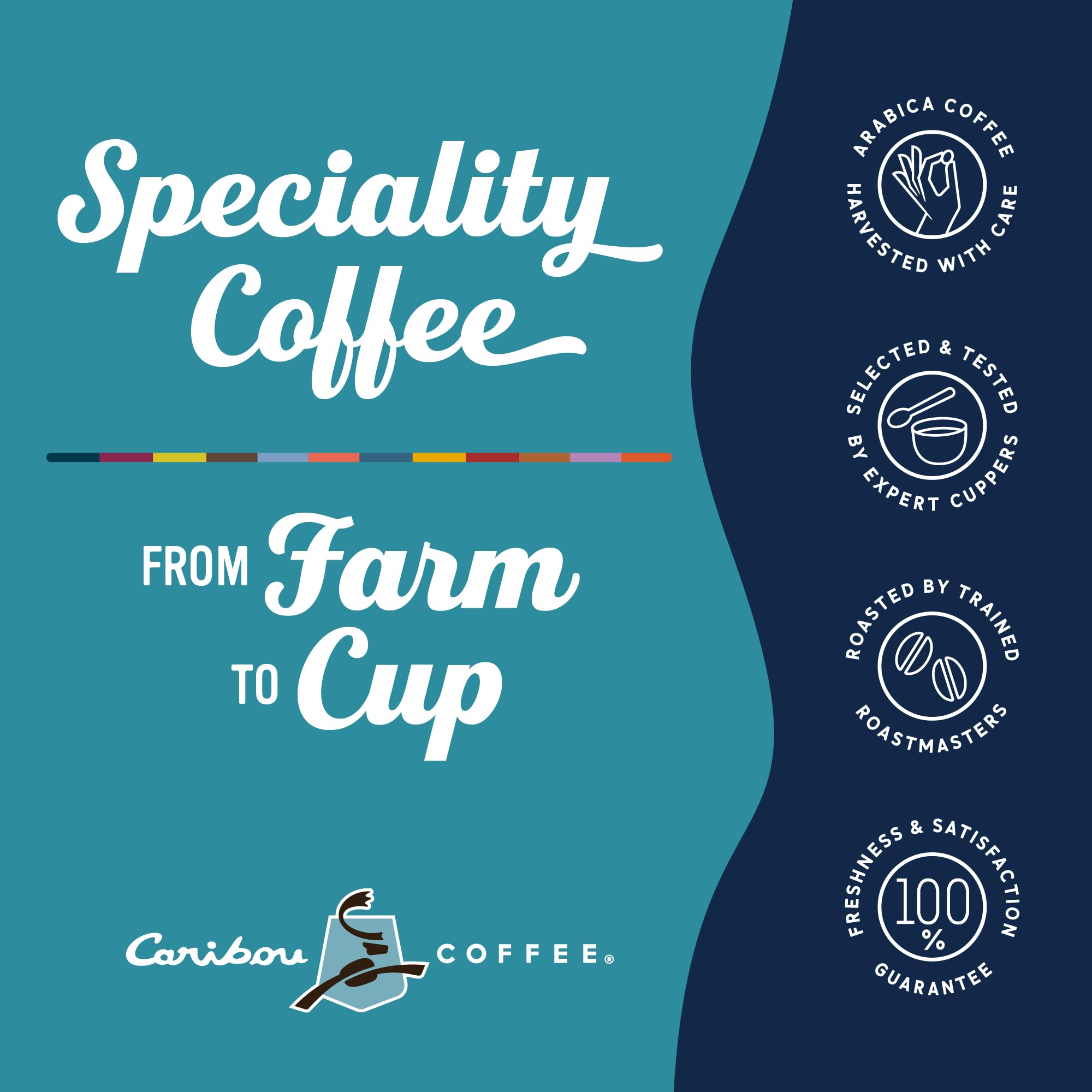 Caribou Coffee Vanilla Hazelnut Dreamstate pour-over setup ready for a cozy brew.