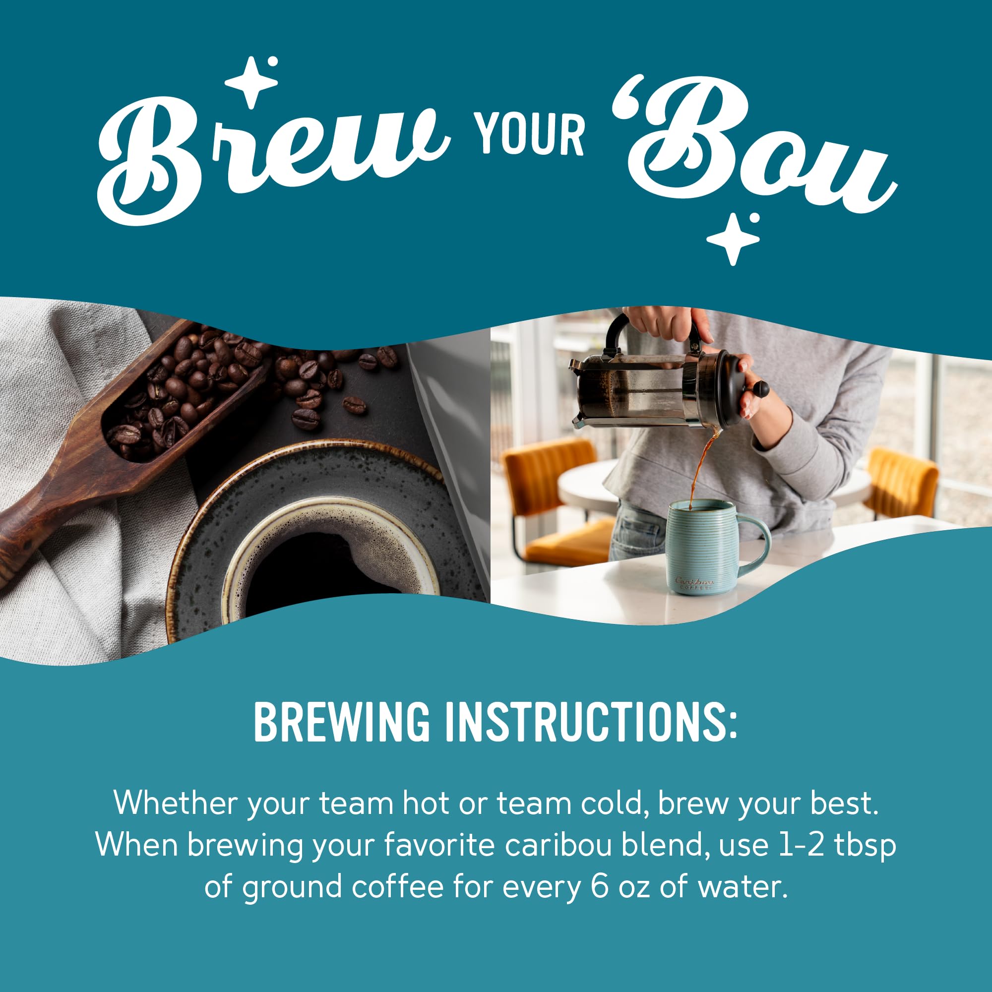 Caribou Coffee Vanilla Hazelnut Dreamstate Rainforest Alliance seal emphasizing sustainable sourcing.