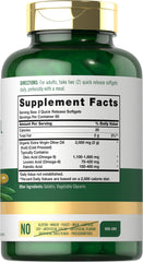 Close-up of Carlyle Olive Oil Softgels for convenient daily supplementation.