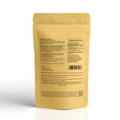 Close-up of Carmel Organics brown flax seeds, rich in fiber for meals.