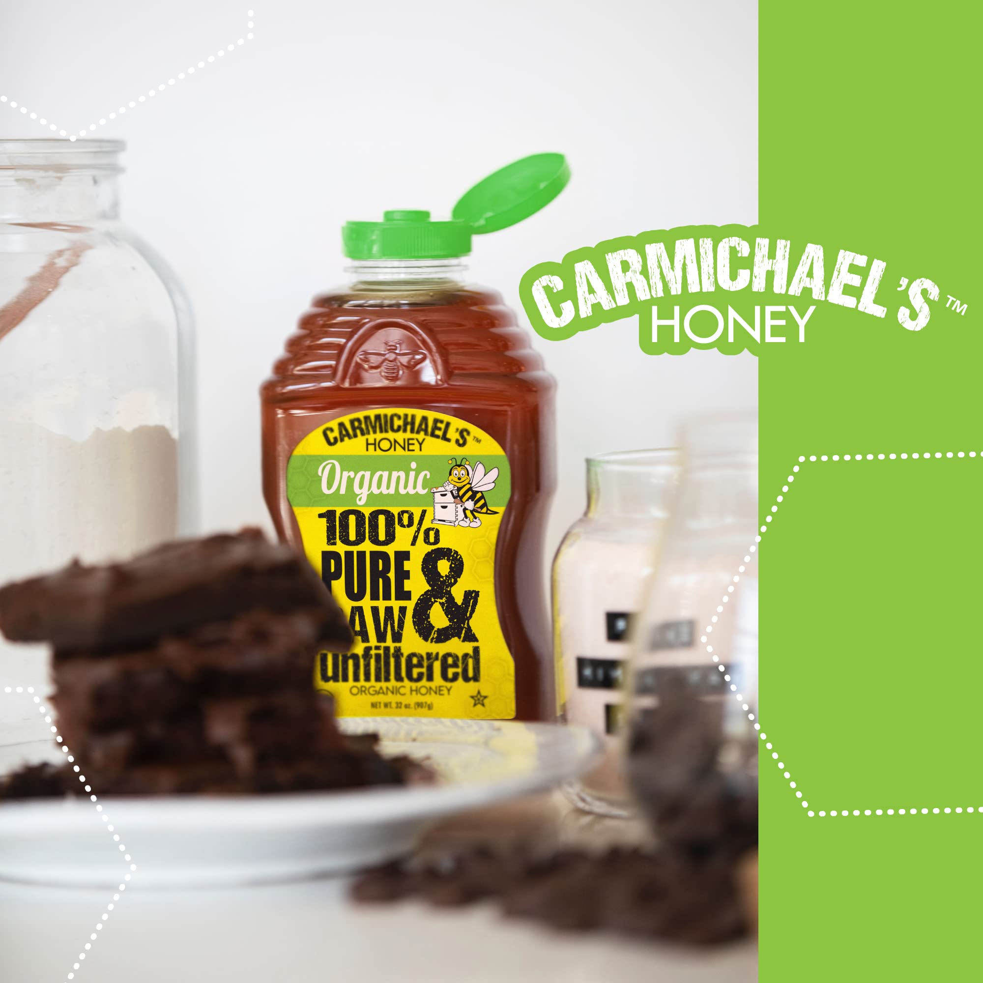 Carmichael's Organic Honey on toast showcasing breakfast sweetness