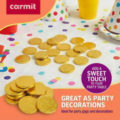 Carmit Gold 7.4 oz tub of coins ready for gifting or celebrations