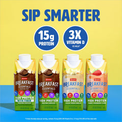 Carnation Breakfast Essentials on a family breakfast table, a convenient morning option.