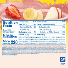 On-the-go 8oz bottle of Carnation Breakfast Essentials for busy mornings.