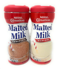 Carnation chocolate malted milk bottle for shakes and desserts