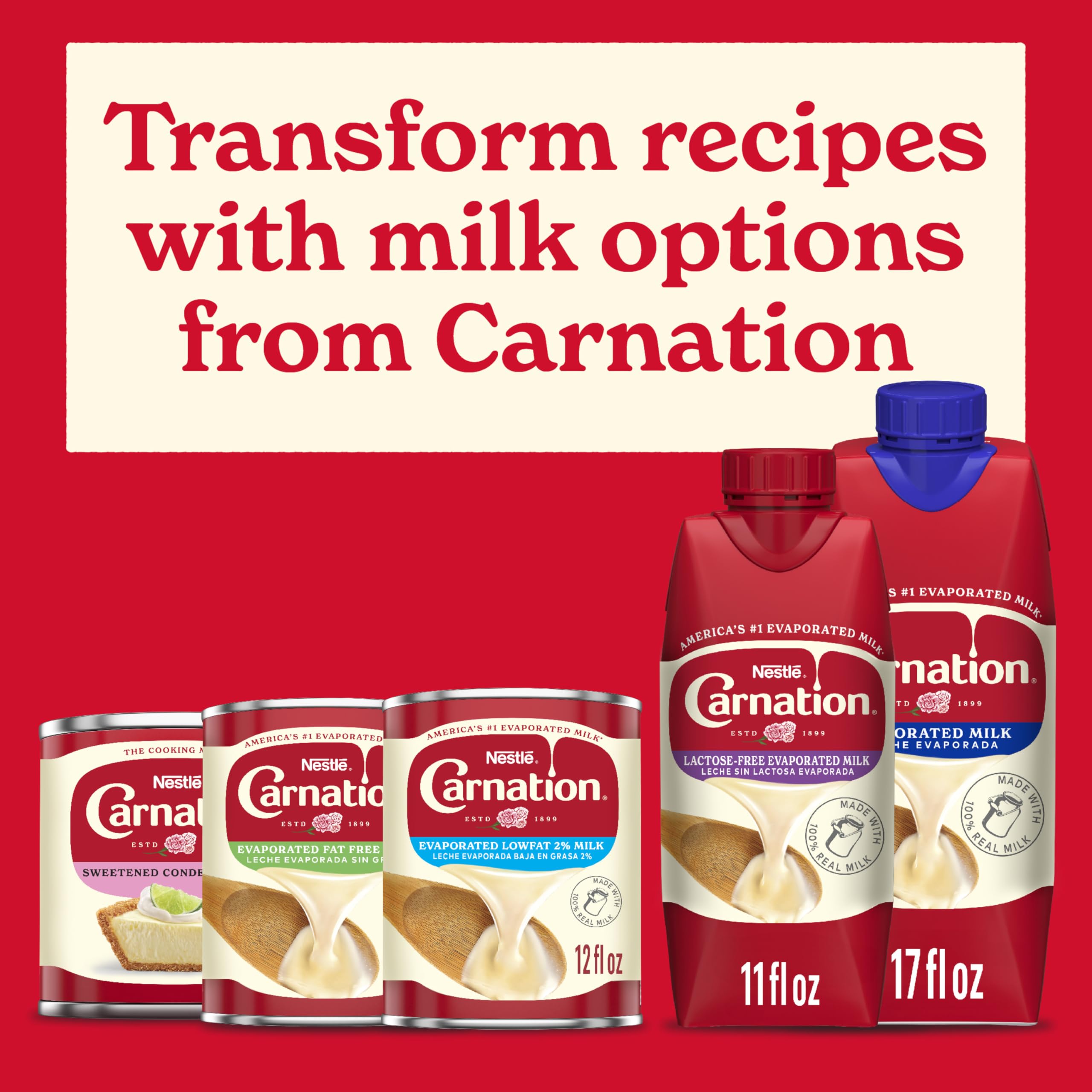Carnation Evaporated Milk pack of 12 sits in pantry, ready.
