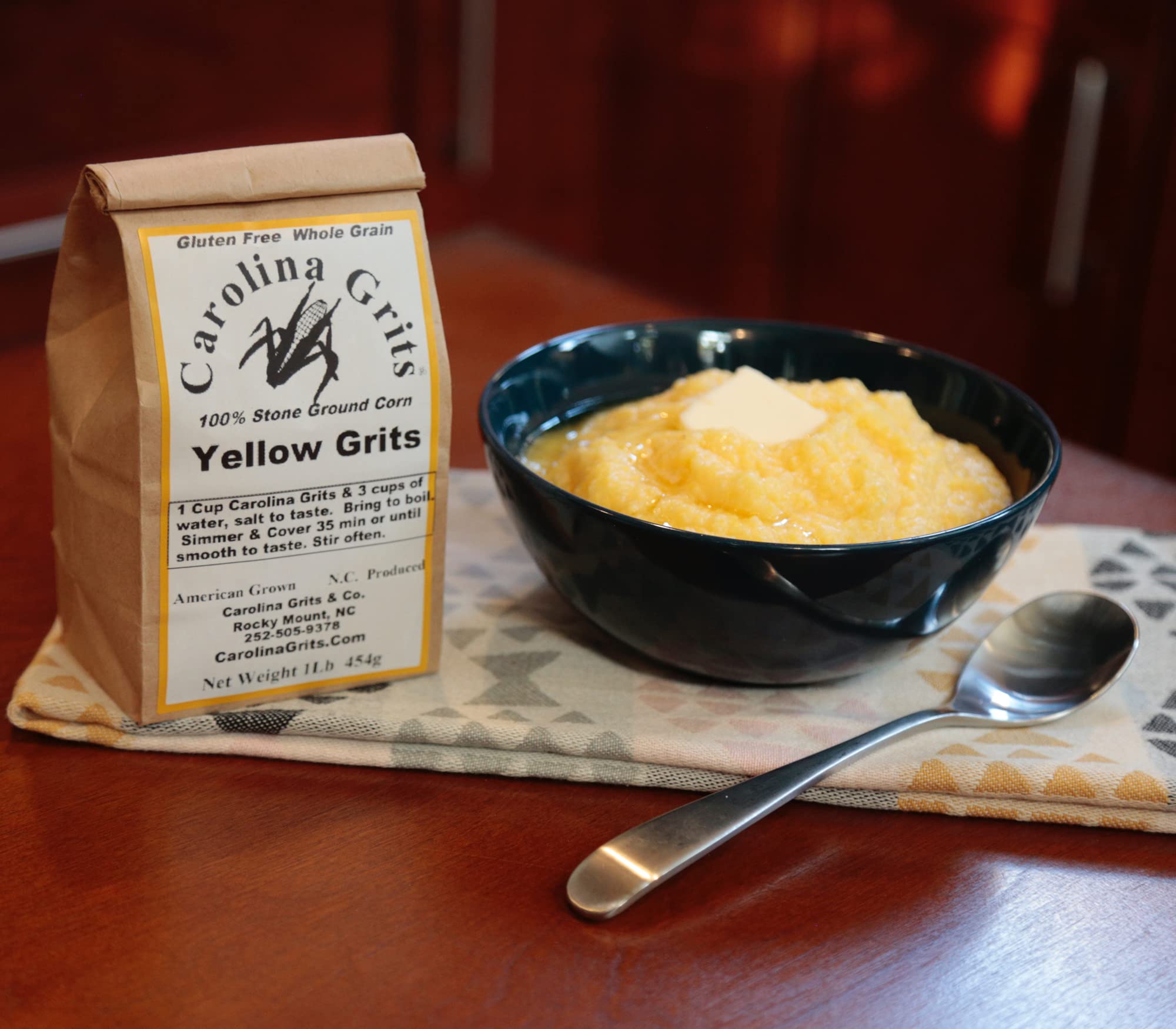 carolina grits on-site Nash County mill showing small-batch quality