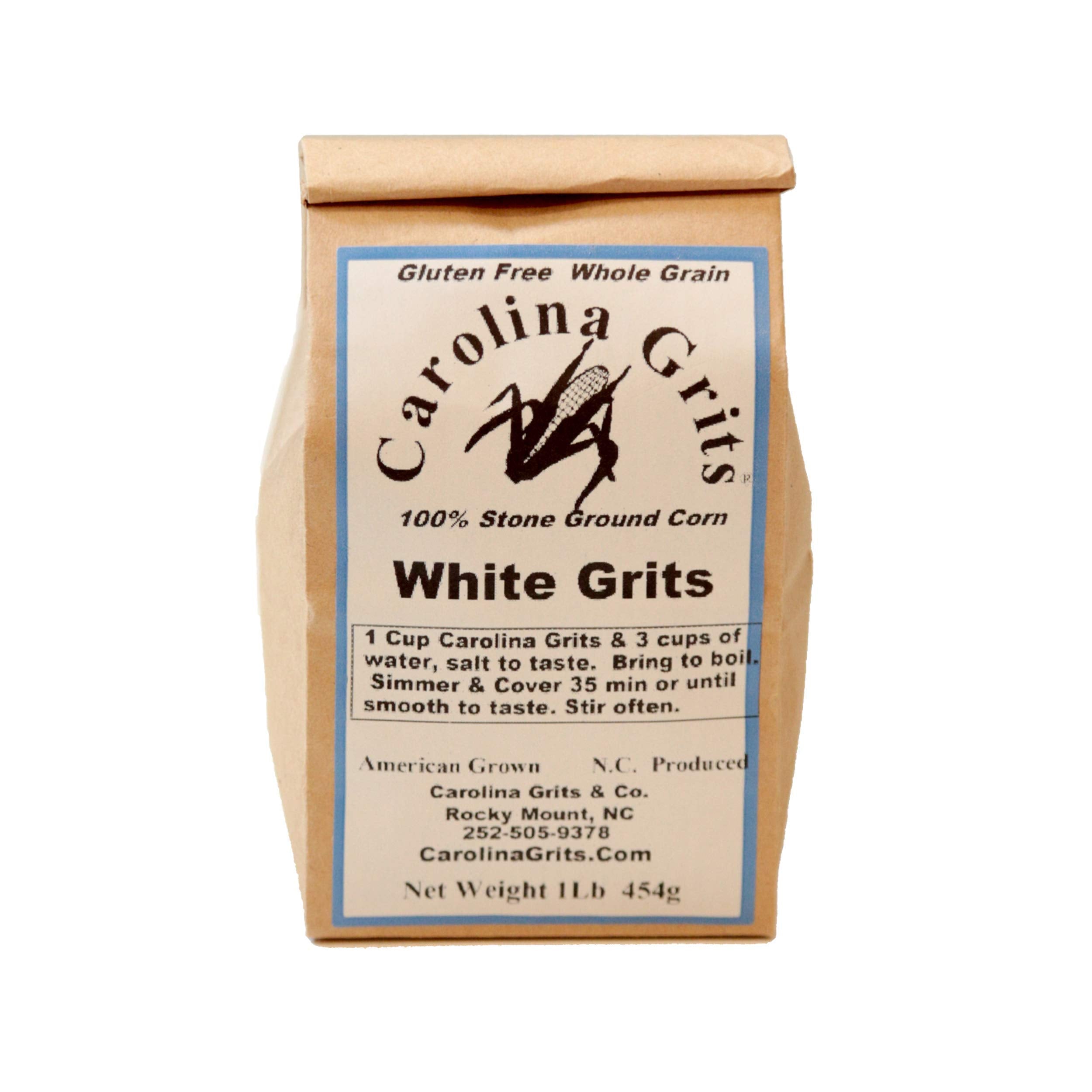Carolina Grits stone-ground white grits pack for a classic breakfast staple