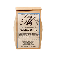 Carolina Grits stone-ground white grits pack for a classic breakfast staple