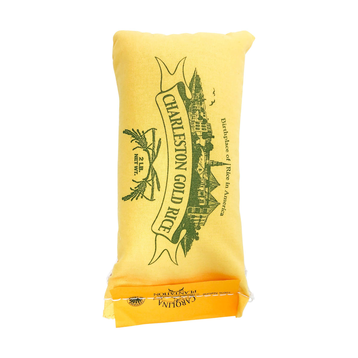 Carolina Plantation Charleston Gold Rice 32oz bag, aromatic grains ready for authentic meals.