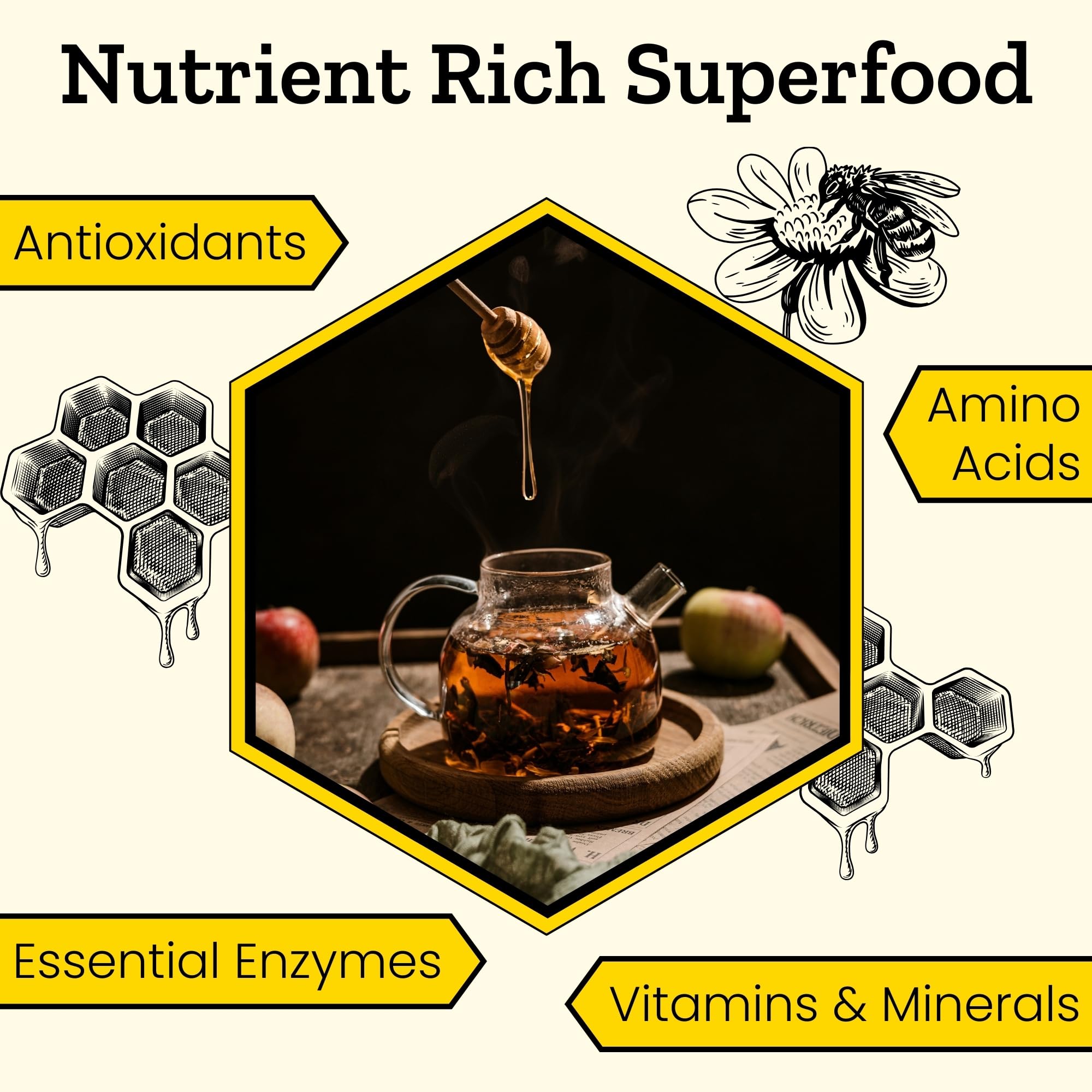 Carpathian Healer Buckwheat Honey with cheese demonstrates gourmet drizzle.
