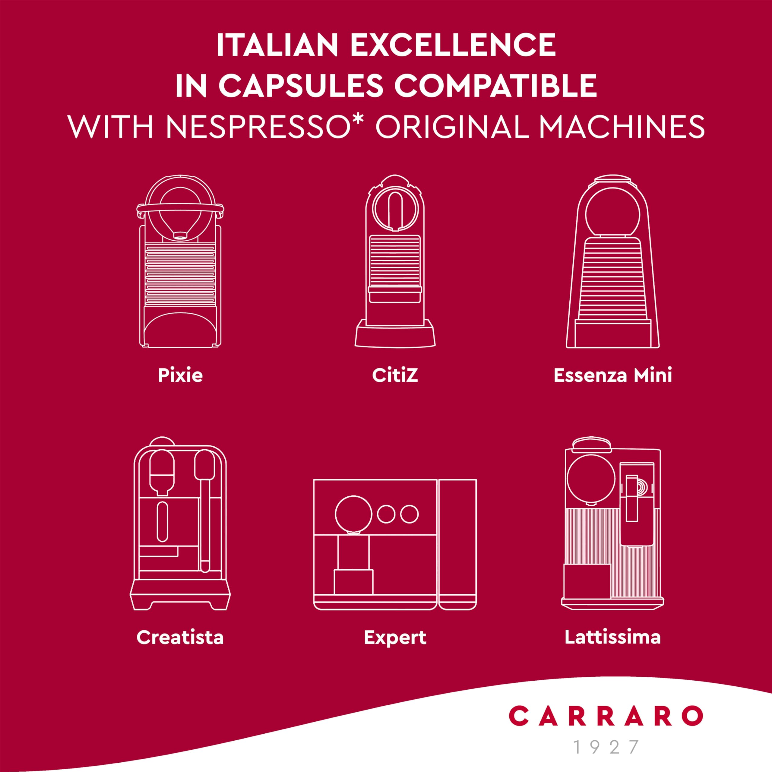 Carraro Decerato pods offering smooth, approachable flavors for daily coffee moments