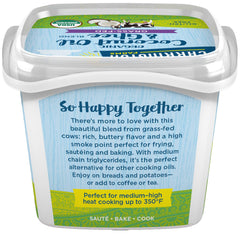 Carrington Farms organic ghee and coconut oil ingredients shown for clarity and quality.