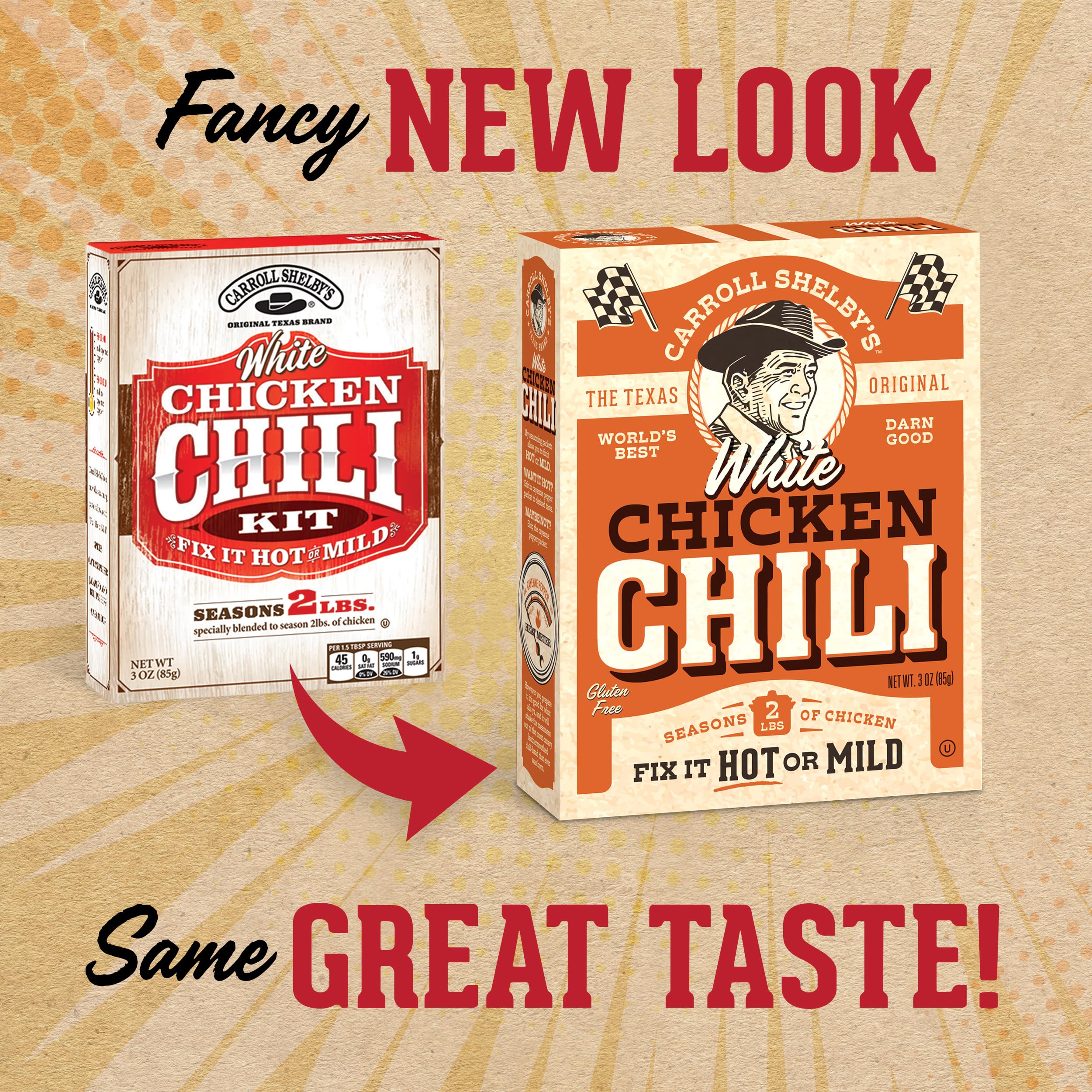Masa flour packet from Carroll Shelby's chili kit ready to thicken